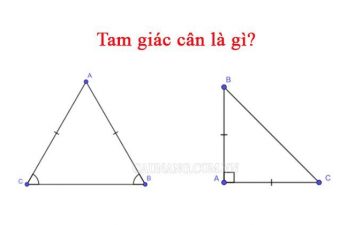 Tam giác cân là gì?