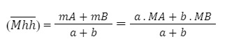 Công thức tính khối lượng mol trung bình của một hỗn hợp khí