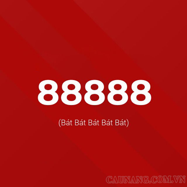 Con số 88888 mang tới sức mạnh thống trị, xoay chuyển tình thế